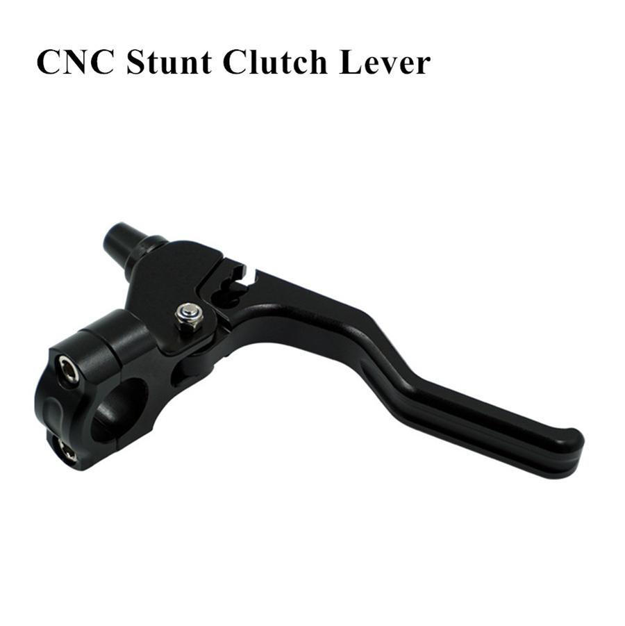 1x Black CNC Motorcycle ATV Stunt Clutch Lever Universal For 7/8" 22mm Handlebar