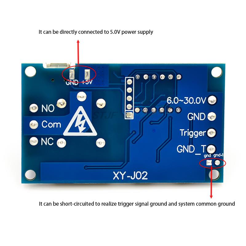 One Relay Module XY-J02 Time Delay Power Cut Off Trigger Delay Cycle Timing Circuit switch