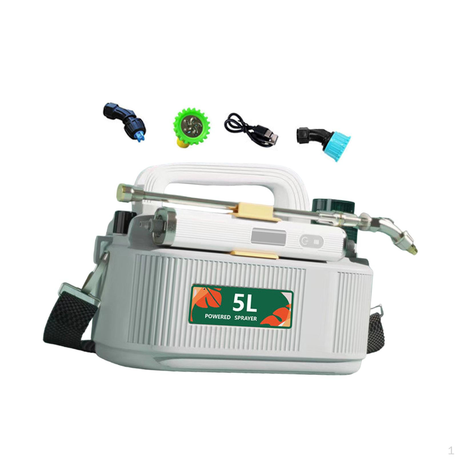 3.7V Electric Sprayer Multifunctional Easy to Carry Portable Agricultural Dispenser Water белый