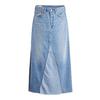 Womens/Ladies Iconic Split Denim Regular Maxi Skirt