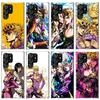Coque de téléphone JoJo Adventure Giorno Giovanna pour Samsung Galaxy S26 S25 Edge S24 S23 Ultra S22 Plus S21 S20 FE Coque Arrière Souple en TPU