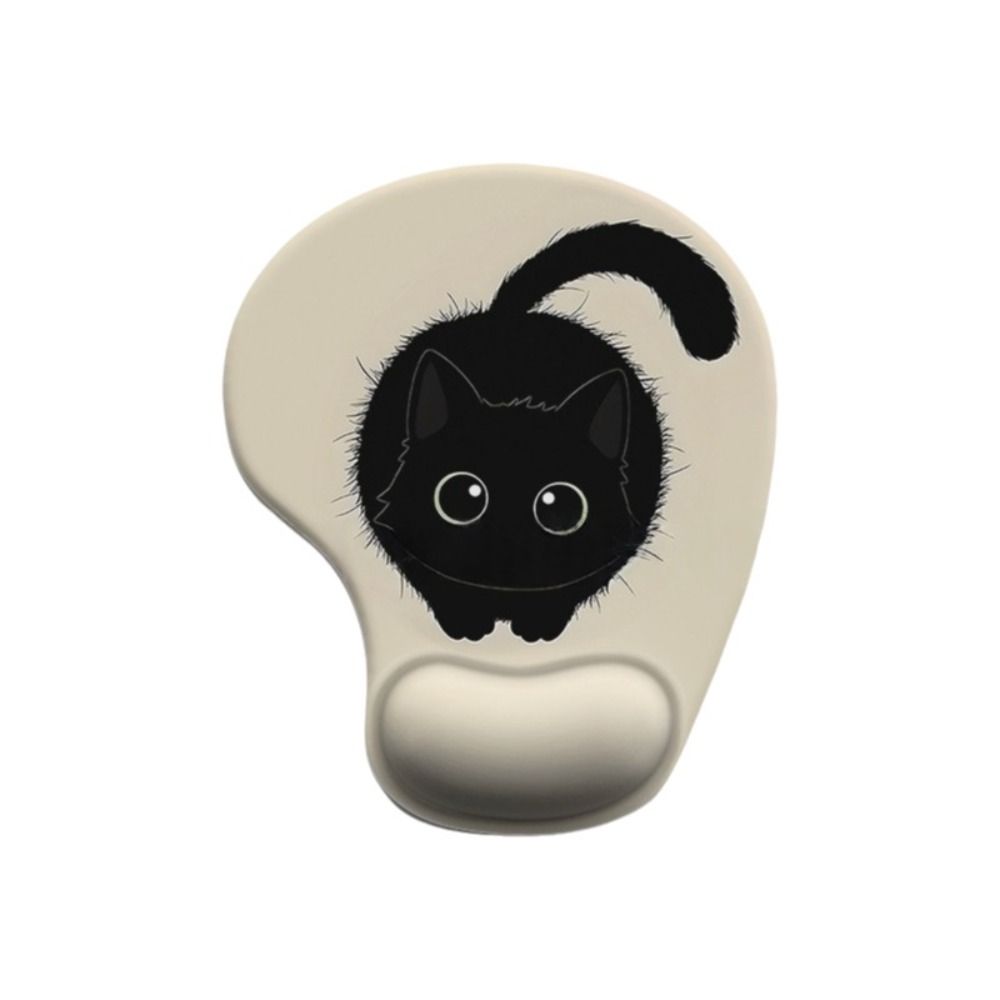 Silicone Comfortable Wrist Rest Soft Desktop Wrist Support Cartoon Animal Mouse Pad  Computer