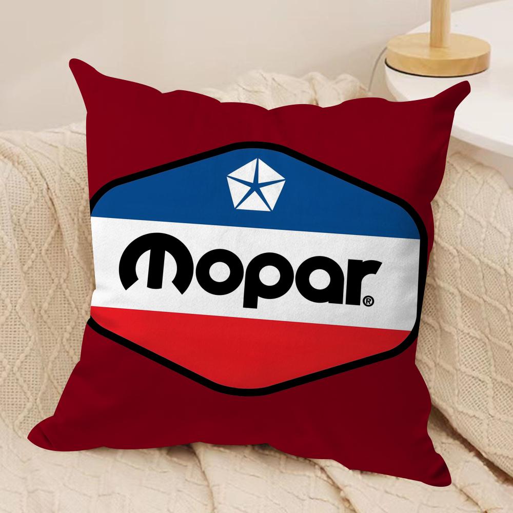 Klassische MMopar Kissenbezüge Kurzer Plüsch Beidseitiger Druck Quadratische Dekokissen für Sofa Zuhause