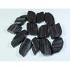 459Cts. Natural Black Tourmaline Fancy Cabochon Loose Gemstone 13 Pcs Lot C-356