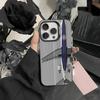 B-Graffiti Travel Airplane Pattern  Phone Case For IPhone 16 17 15 14 12 13 Pro Max white Color Shockproof Cover