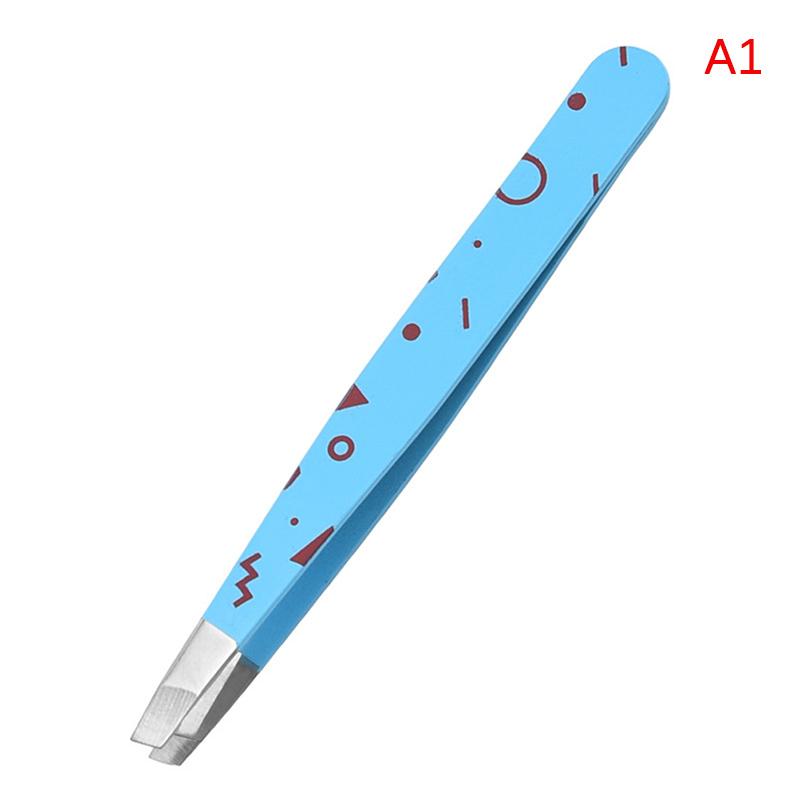 Professional Stainless Steel 96 Eyebrow Clip Cartoon Pattern Eyebrow Tweezers Trim Eyebrow Eyebrow Clip Makeup Eyebrow Clip