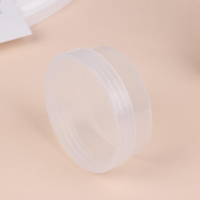 Transparent Circular Box With Cover Cosmetics Puff Storage Box Beauty Face Care Tool Makeup Case Travel Accessories Container