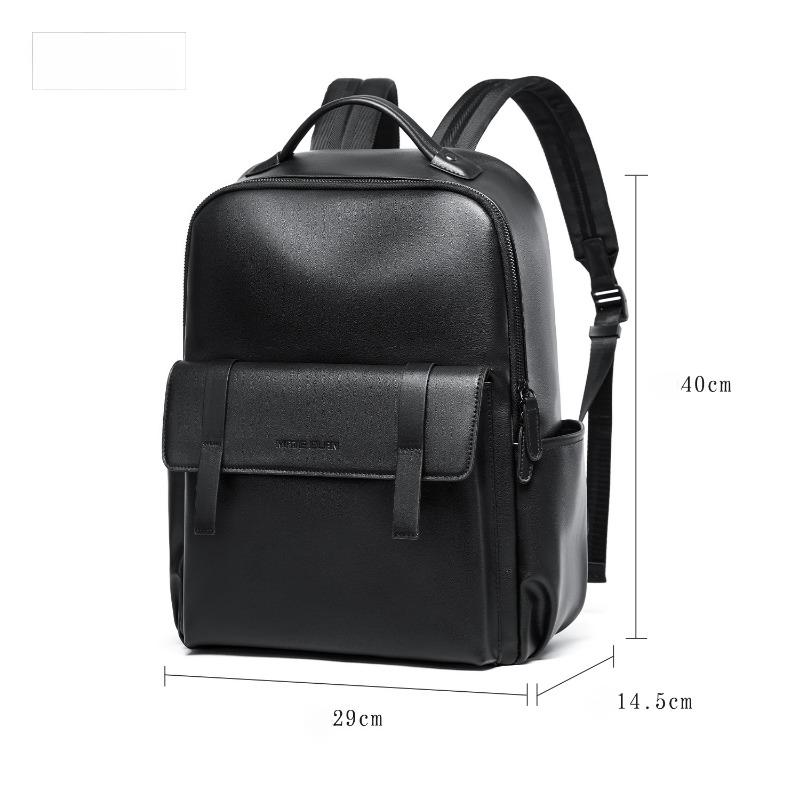 

Рюкзак мужской большой емкости для деловых поездок на работу, мужской рюкзак, многофункциональная компьютерная сумка, простая школьная сумка для отдыха чёрный