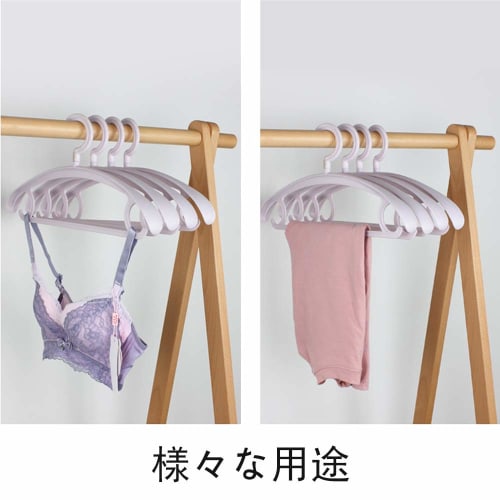 TIANYI 10-Piece Set of Heavy-Duty, Non-Slip Clothes Hangers with Anti-Slip Plastic Suit Hangers (Gray)