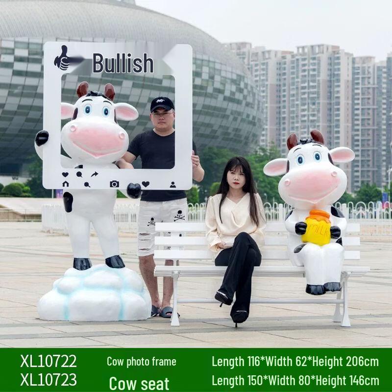 Cartoon Animal Photo Booth Sculpture Seat