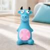 Indestructible Chew Toys for Dogs Latex Animal Dog Toy, Squeaky Cute Cartoon Massage Gums Cattle Sheep, Teeth Cleaning Toy Aggressive Chewers