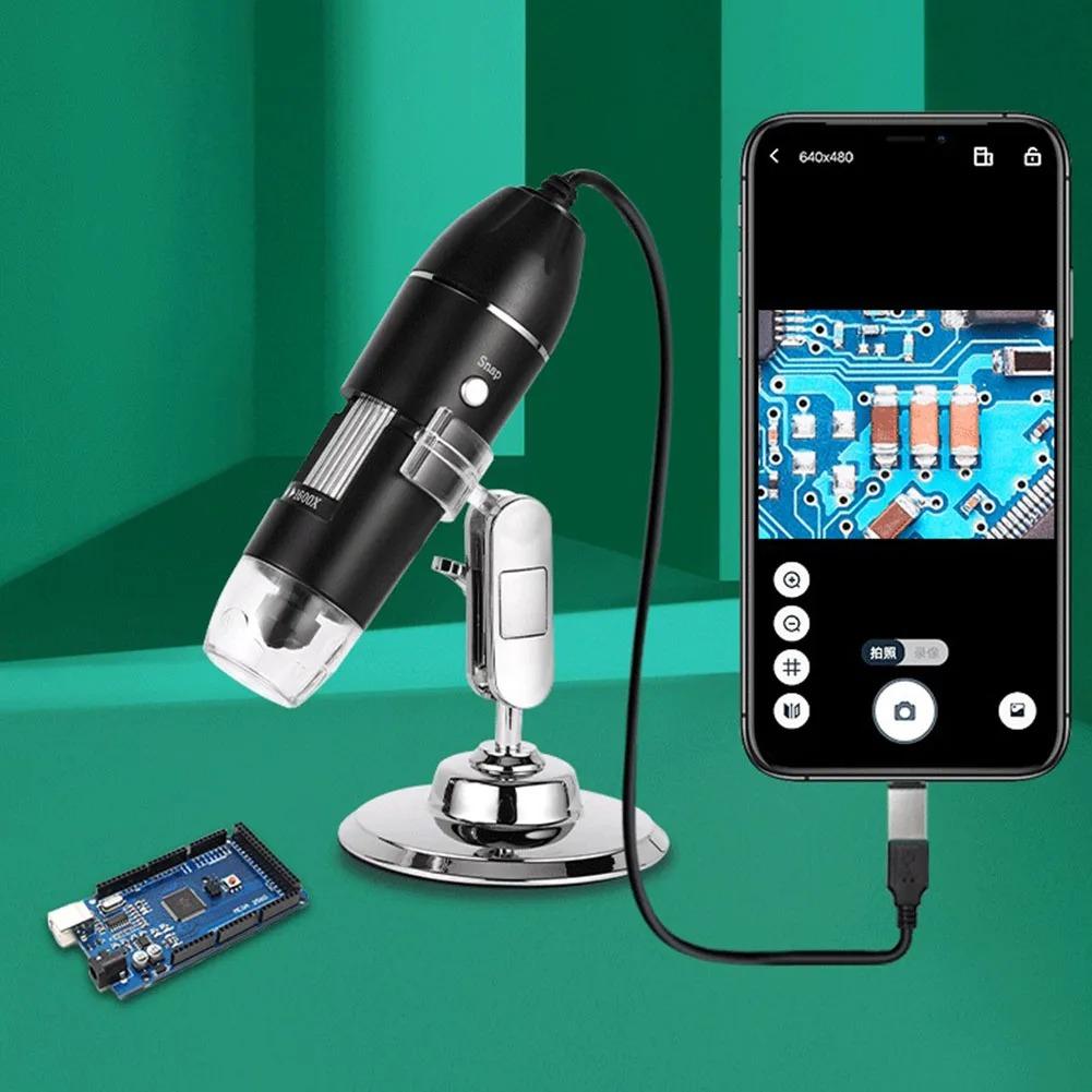 Handheld 3in1 Digital Microscope Camera 1000x Led Magnifier Portable Electronic Microscope For Soldering Cell Phone Repair