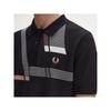 Fred Perry [headquarters Genuine] Fred Perry [reisses] Jacquard Glitch Knit Shirt  102  Afpm2315861 102 qzgAfpm2315861 102
