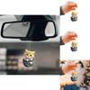 Car Decor Acrylic Cute Cat Interior Mirror Hanging Ornament For Kid Interior