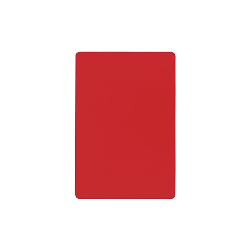 Kyoei Plastic Colored Transparent Underlay Sheet, A5 Size, Red CH-A5-R