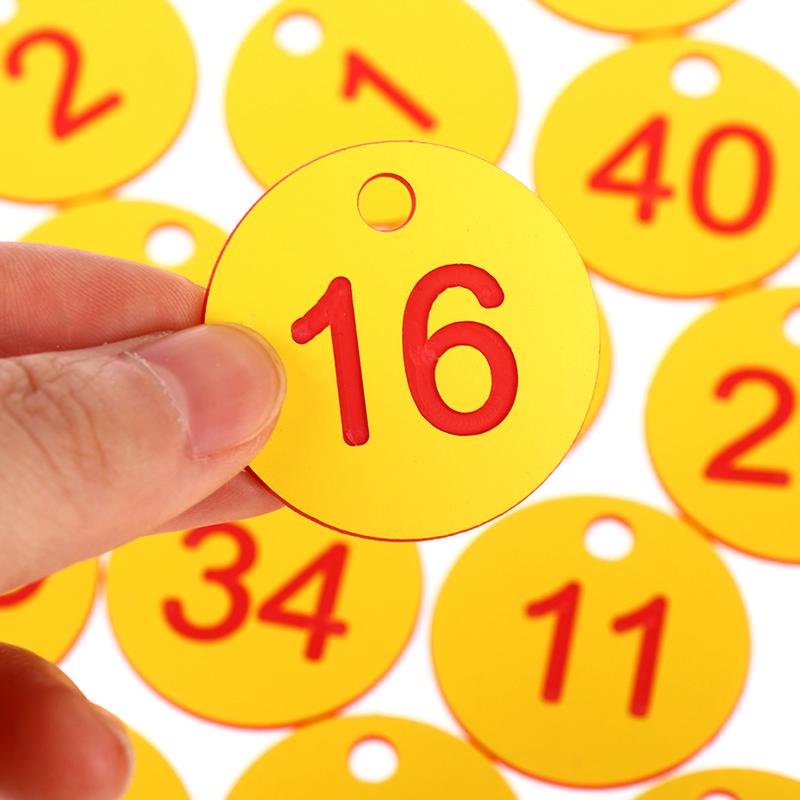 20/50Pcs Farm Number Tags Mating Box Beekeeping Husbandry Hanging Numbered Tag