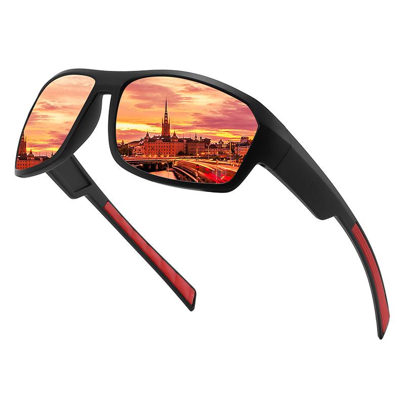 New Outdoor Cycling Glasses Sports Sunglasses Cross Border Men's Polarized Fishing Box Driving