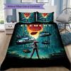 The Fifth Element Pattern Bedding,Quilt Set Quilt Cover Pillowcase Home Birthday Gift (1*duvet cover+2*pillowcase,without core)SSJT0917004