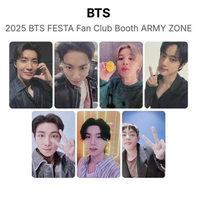 2025 BTS FESTA Fan Club Booth ARMY ZONE Official Photocard