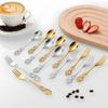 Royal Court Retro Stainless Steel Spoon & Fork Set for Coffee & Desserts