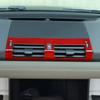 For Land Rover Defender 90 110 130 2020-2025 Real Carbon Fiber Car Central Air Vent Frame Cover Trim Interior Car Accessories FG2