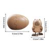 Clockwork Capibala Walking Animal Shell Breaking Toy Creative Stress Relieving Toy