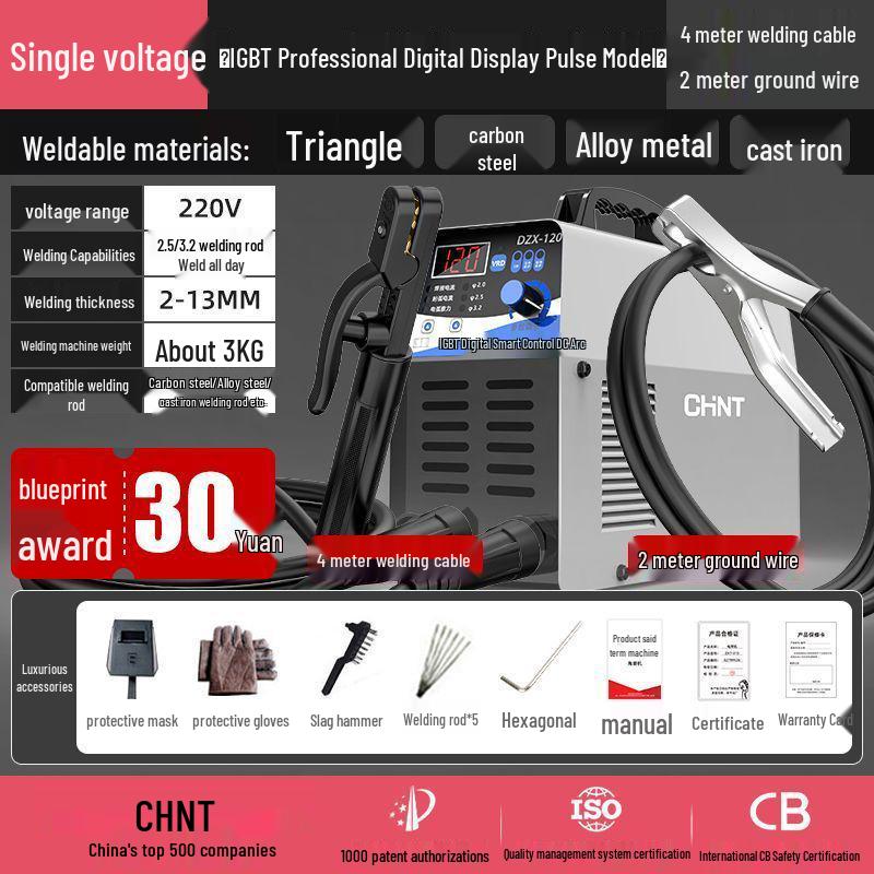 Portable Dual Voltage DC Welder 220v/380v for Home & Industrial Use