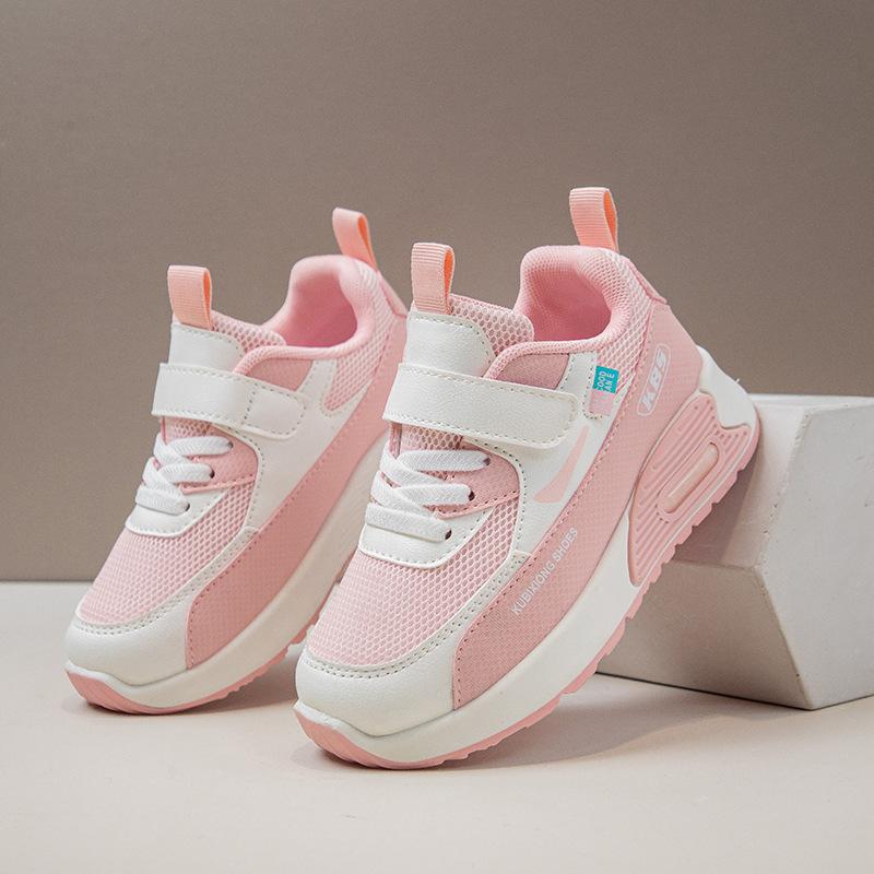 Girls' Sports Shoes Mesh Breathable Spring and Autumn Children's Dad Running Shoes Comfortable Boys' Casual Mesh Shoes