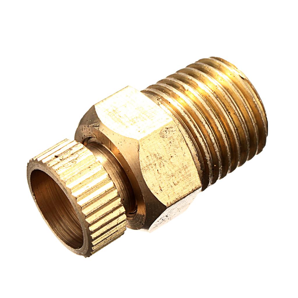 Air Compressor Male Threaded Water Drain Valve Brass Tone PT 1//2/'/' 3//8/'/' 1//4/' pt