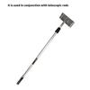 Professional Aluminum Sanding Holder Poles Sander Head Enhances Stability For Furniture Finishing Repair Application