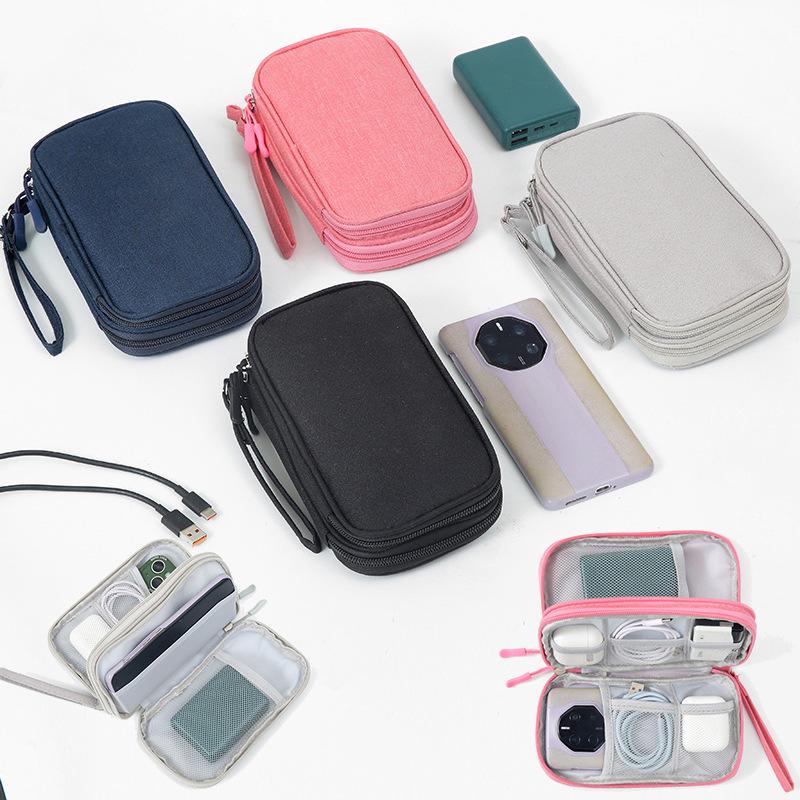 Back-to-School Cable Organizer: Portable Multi-Purpose Travel Bag & College Student Charger Case