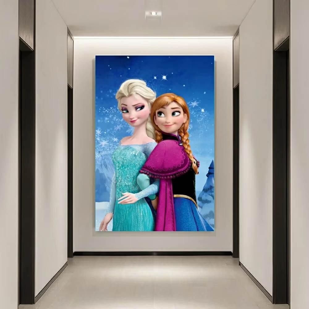 Elsa Disney Princess Diamond Painting Cross Stitch Puzzle Mosaic Embroidery Home Decor 5D DIY Art New Arrivals Artificial Drill