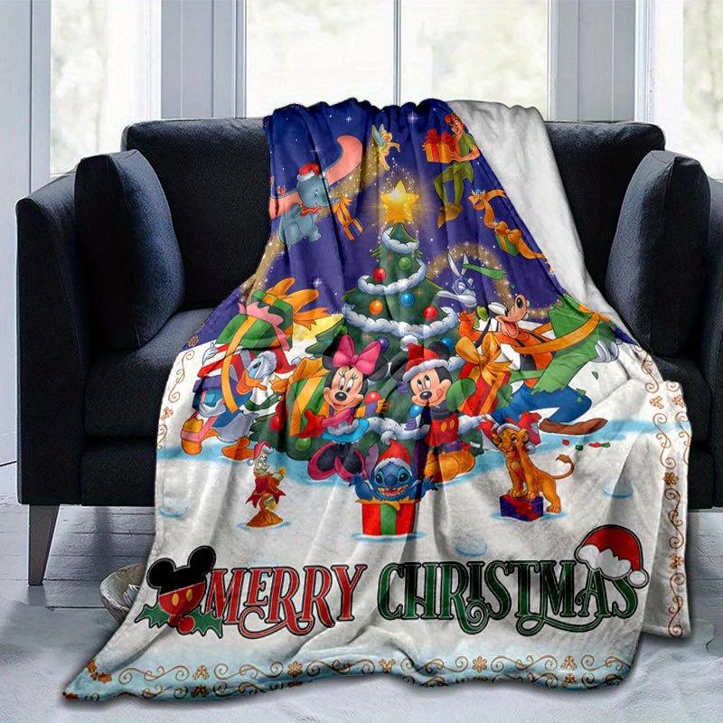 Mickey and Minnie Blanket Ultra-Soft, Warm, Cozy Throw for Living Room, Sofa, Four Seasons Travel Accessory Cute Cartoon Character