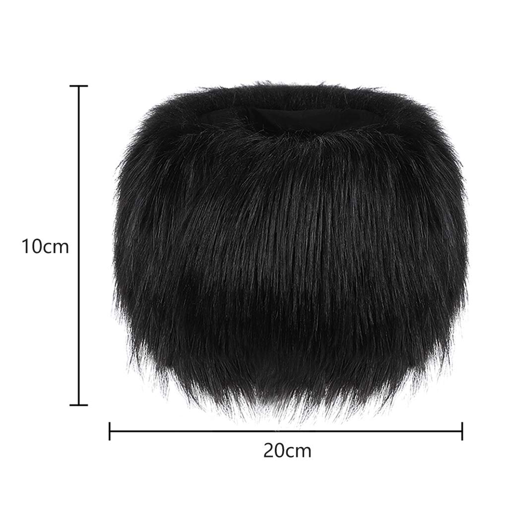 Ghete până la gleznă, manșete din blană artificială pentru vreme rece, set de 2 [IPENNYE] Încălzitoare, Încălzitoare, Huse de damă, Șosete, Colanți, Huse, Pentru femei,