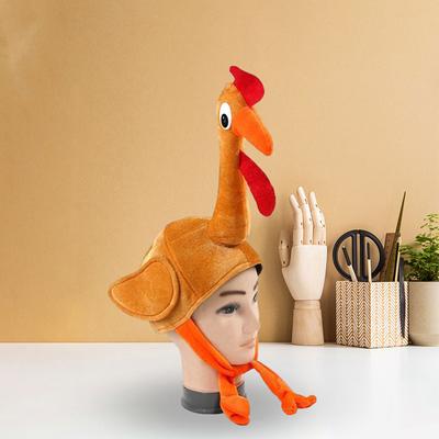 Funny Hats Chicken Hats Costumes Accessories Plush Headwear Po Props  Year