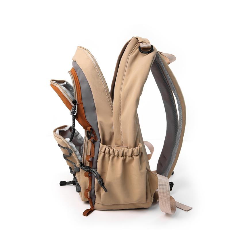 Unisex Outdoor Backpack Color Block Waterproof Backpack