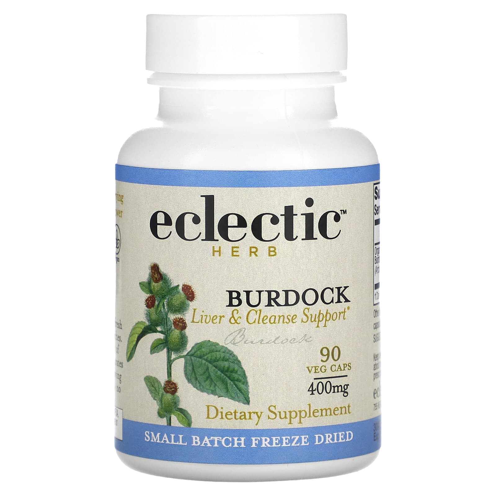 

Burdock, 400Mg, 90 Veggie Capsules