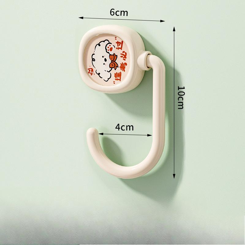 

Adjustable Bag Hook Desk Edge Hook Special for Primary School Students Backpacks and Desks Portable Dormitory Bag Hook белый