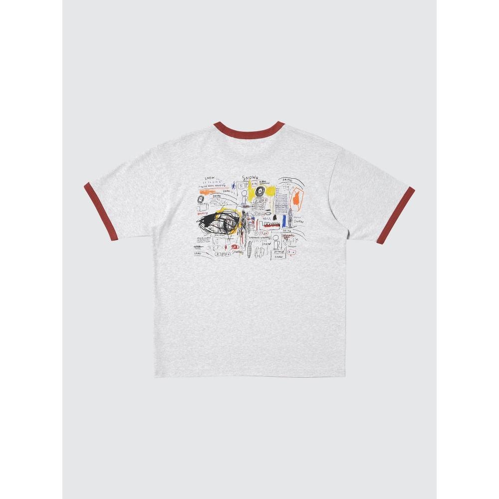 Uniqlo Ny Pop ArT UT  Graphic T  shorT Sleeve  basquiaT