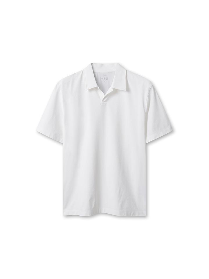 Top Ten Men'S) Quick-Dry Slit Collar Polo Shirt_Msf2Tt1001