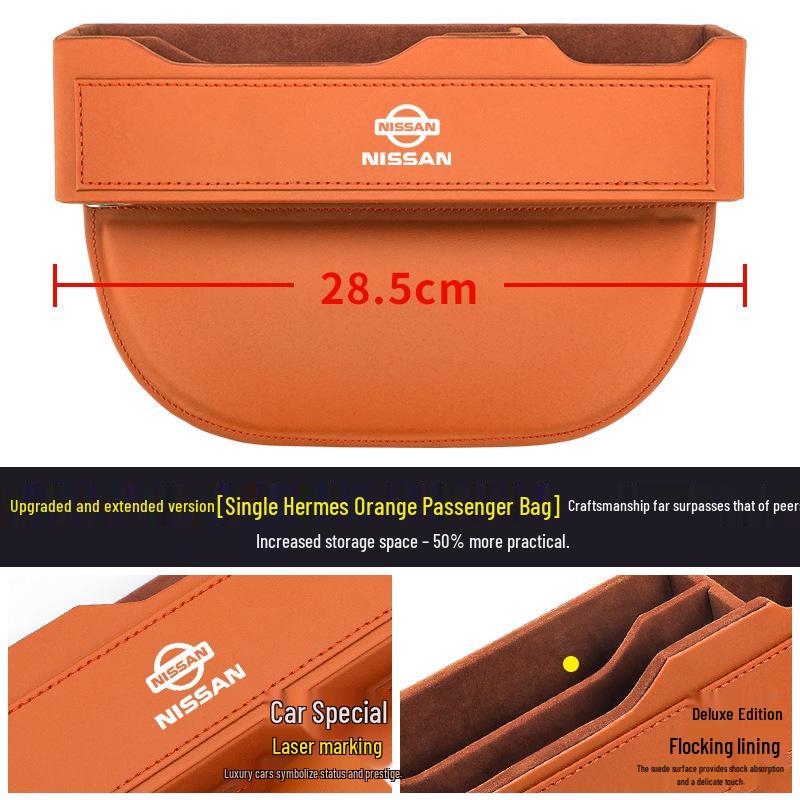 Nissan Car Seat Gap Organizer for Bluebird, Sylphy, Qashqai, Tiida, Teana