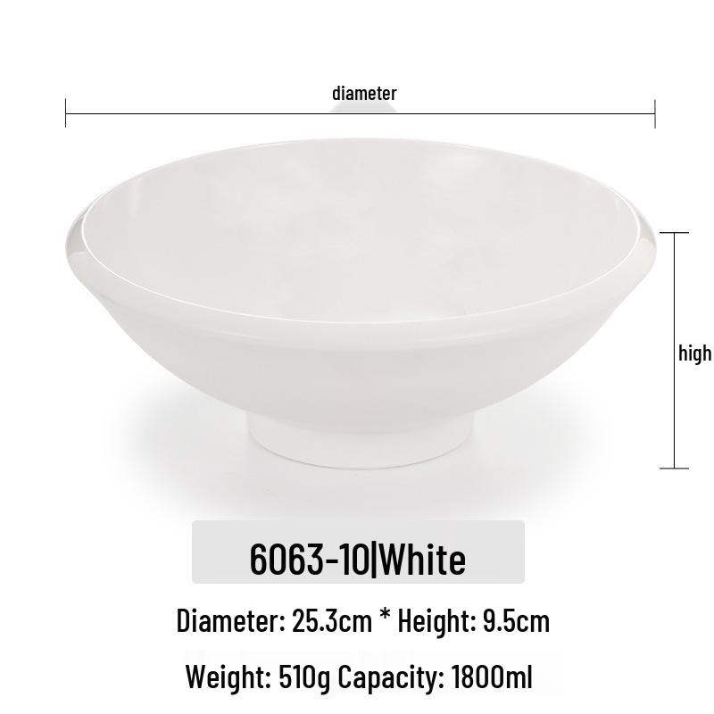 Melamine Noodle Bowl for Noodle Restaurants: Ideal for Luosifen, Malatang, Rice Noodles, and Chongqing Xiaomian