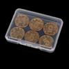 5Pcs Plastic Transparent With Lid Storage Box Collection Container Case Part Box