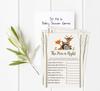 Inkdotpot 50A  Advice CardsA  For Baby Shower Game Gender Neutral Advice For New Mom & Dad Jungle Animals Boy Or GirlA  Party