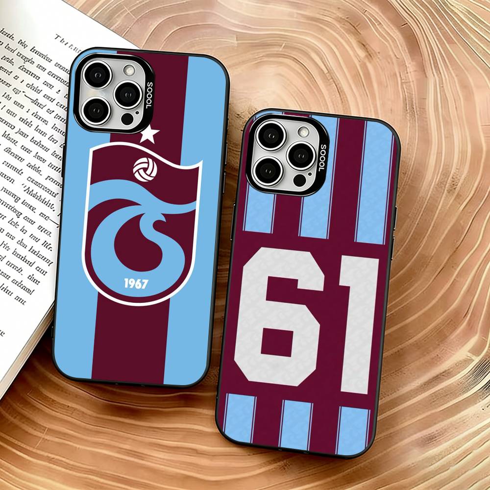T-Trabzonspor Handyhülle Für iPhone 17,16,15,14,13,12,11 Plus,Pro Max,XS,Bunte Silber Schwarz Hülle