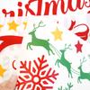 Christmas Wall Stickers Xmas Tree Candy Snowflake Pattern Self-adhesive PVC Sticker New Year Party Wall Window Decoration Decals