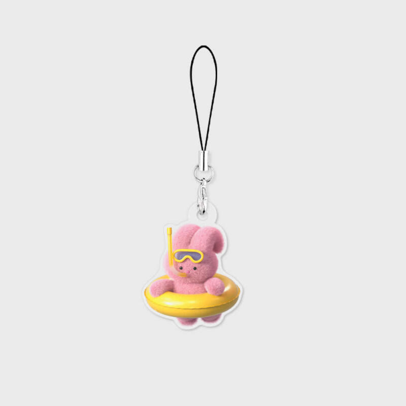 Swimming Windy Phone Strap