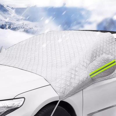 Car Front Sunshades, Compact SUV Sunshades for Snow, Ice, UV, Frost Wiper and Mirror Protectors, Windshield Awnings for Cars