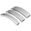 Stainless Steel Curved Tube For Jewelry Making Gold Color Straight Beads Connector Bracelet Necklace Diy Jewelry Finding