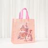 12/30pcs Pink Christmas Tote Bags Reusable Gift Bags for Holiday Parties Markets Classroom Favors